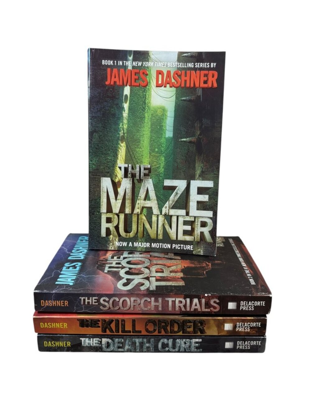 James Dashner The Maze Runner Series Books 1-4 Paperback Dystopian YA